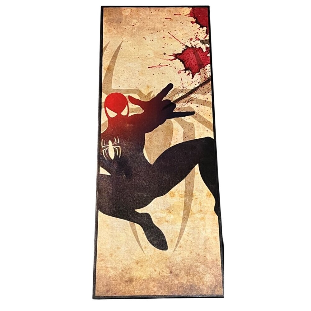 4 Marvel Silhouette Canvas Wall Art 32" Long Super Hero Set Light Weight TV Deco - Picture 6 of 11